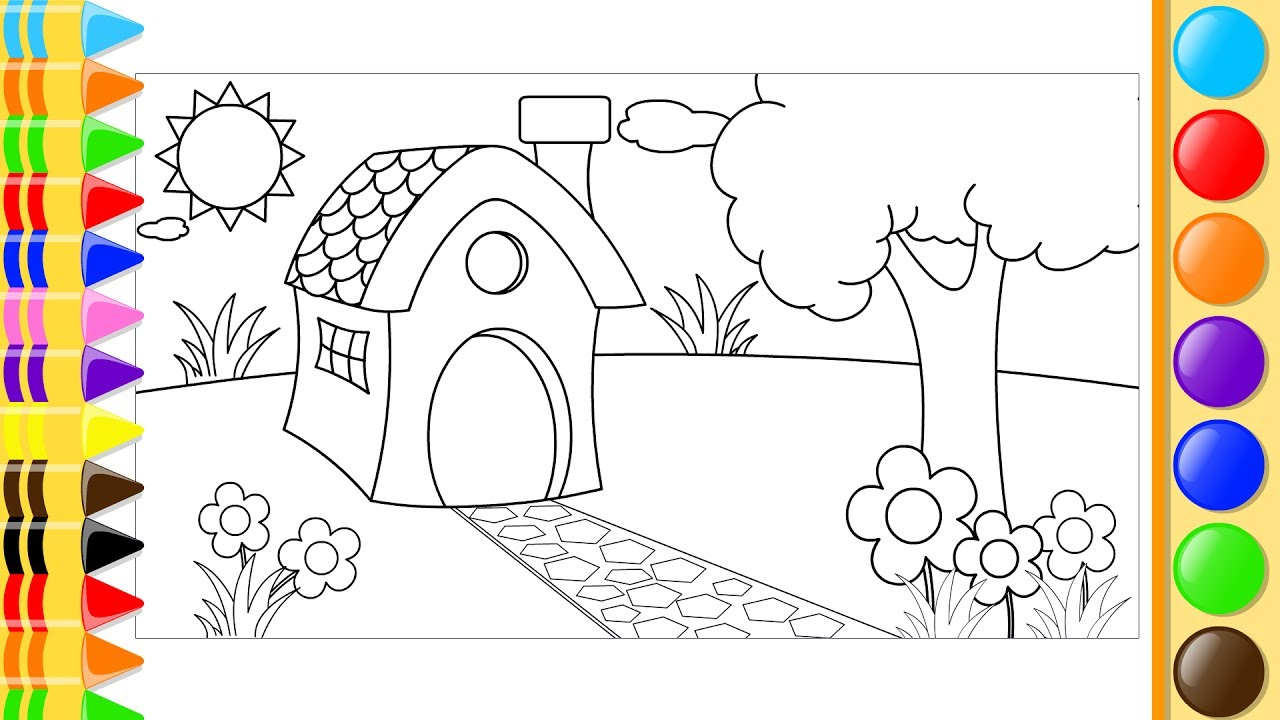 Garden Drawing For Kids at PaintingValley.com | Explore collection of