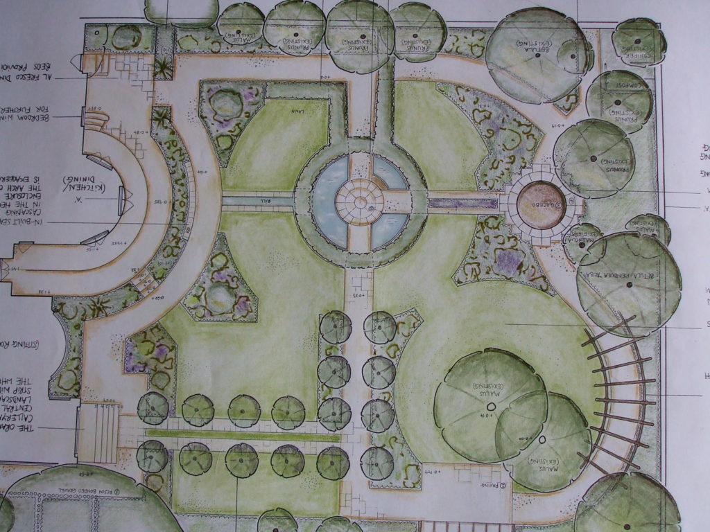 1024x768 Garden Design Drawing Home Design Ideas - Garden Drawing Pictures