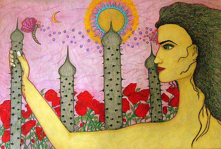 709x479 Mutiny In The Phallic Garden Drawing - Garden Drawing Pictures