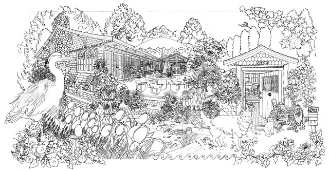 640x333 The Art Of Crystal Deshaies Home And Garden Portraits And Winsome - Garden Drawing Pictures