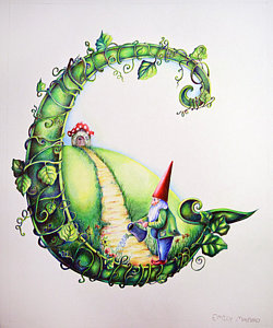 250x300 Garden Gnome Drawings Fine Art America - Garden Gnome Drawing