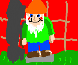 300x250 Garden Gnome Drawing - Garden Gnome Drawing