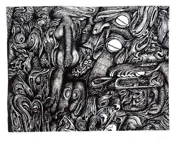 600x500 Garden Of Eden Drawing - Garden Of Eden Drawing