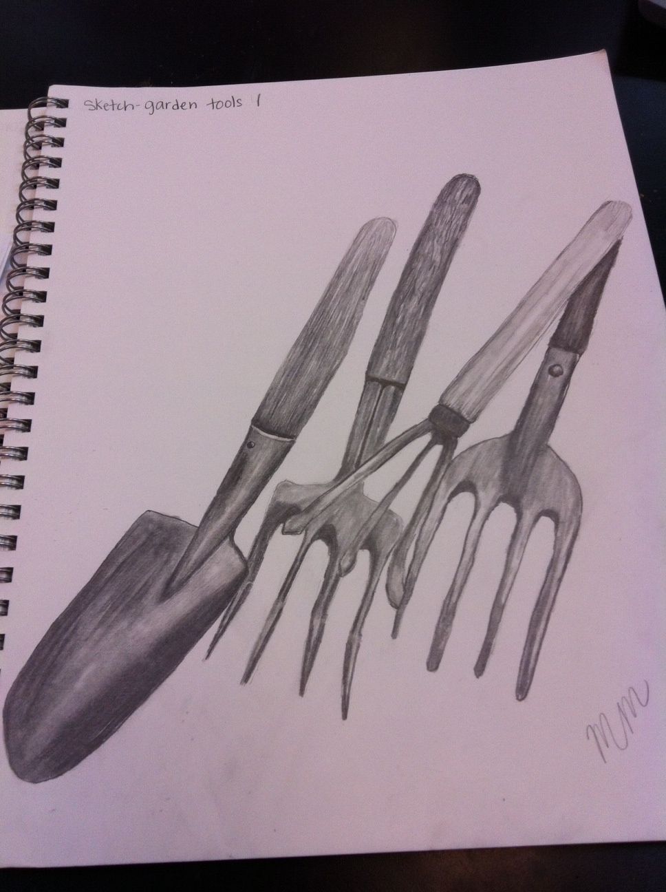 968x1296 garden tools maddy's crafts - Gardening Tools Drawing