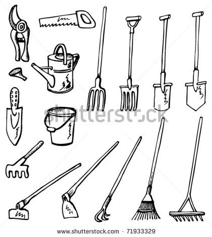 421x470 garden tool designs - Gardening Tools Drawing