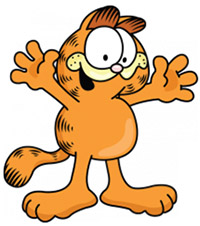 200x226 How To Draw Garfield Cartoon Characters Drawing Tutorials - Garfield Drawing