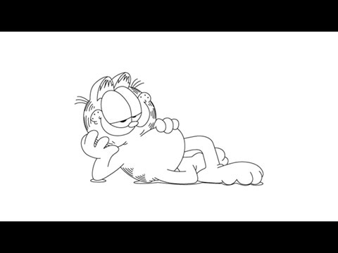 480x360 How To Draw Garfield - Garfield Drawing