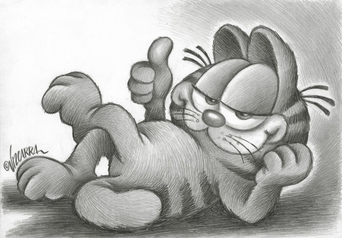 700x488 Garfield - Garfield Drawing