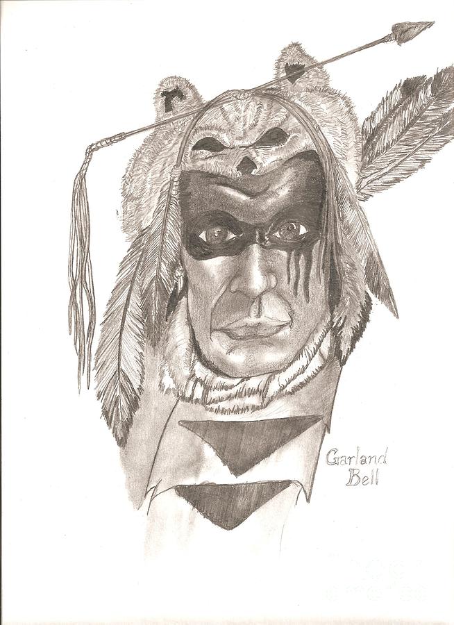 654x900 Medicine Man Drawing - Garland Drawing