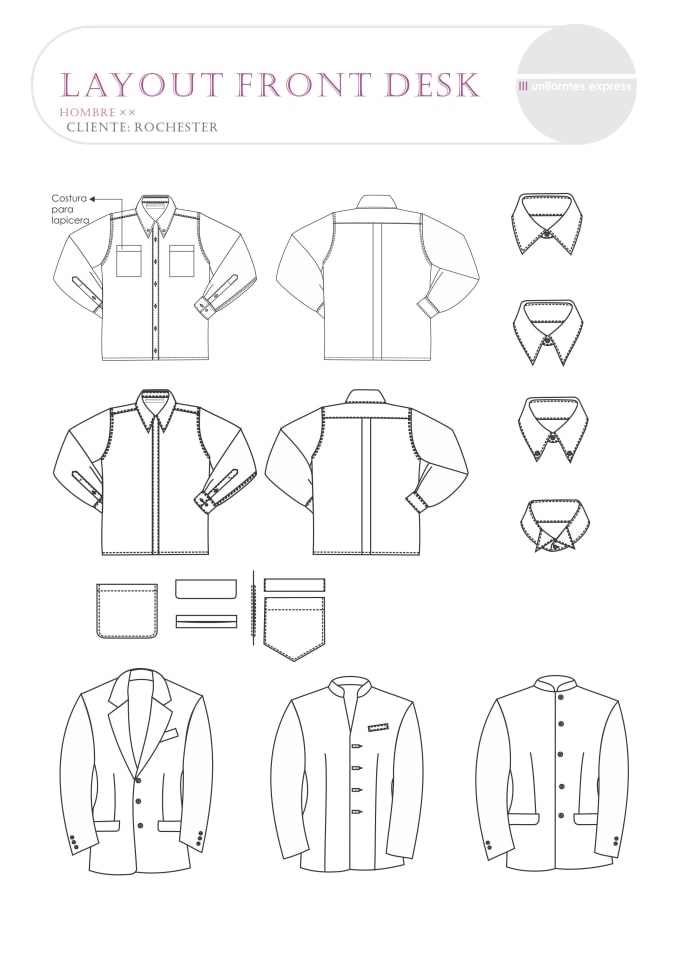 680x963 do garment and apparel technical drawings or fashion flats - Garment Drawing
