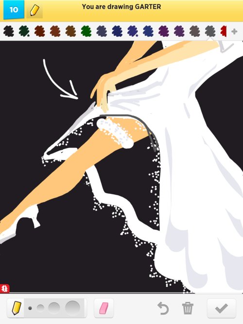 500x667 garter drawings - Garter Drawing