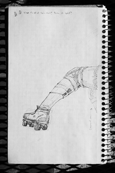 400x602 swandiamondrose swanclothing sock garter drawing - Garter Drawing