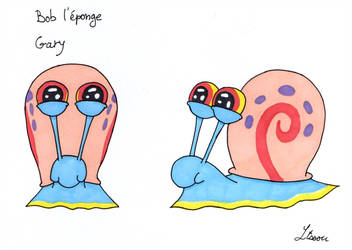 352x250 Gary The Snail - Gary Drawing