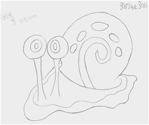 476x398 Gary The Snail Coloring Pages Admirable Snail Drawing For Kids - Gary The Snail Drawing