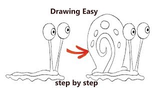 320x180 Watch How To Draw Gary The Snail From Spongebob Squarepants - Gary The Snail Drawing