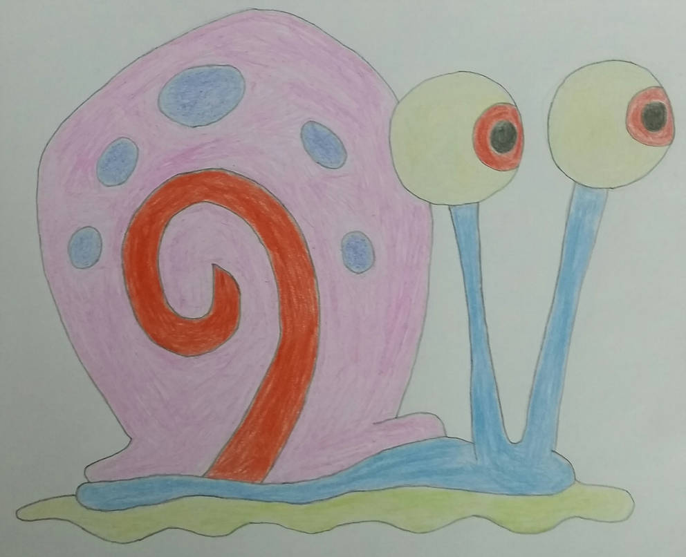 Gary The Snail Drawing at PaintingValley.com | Explore collection of ...