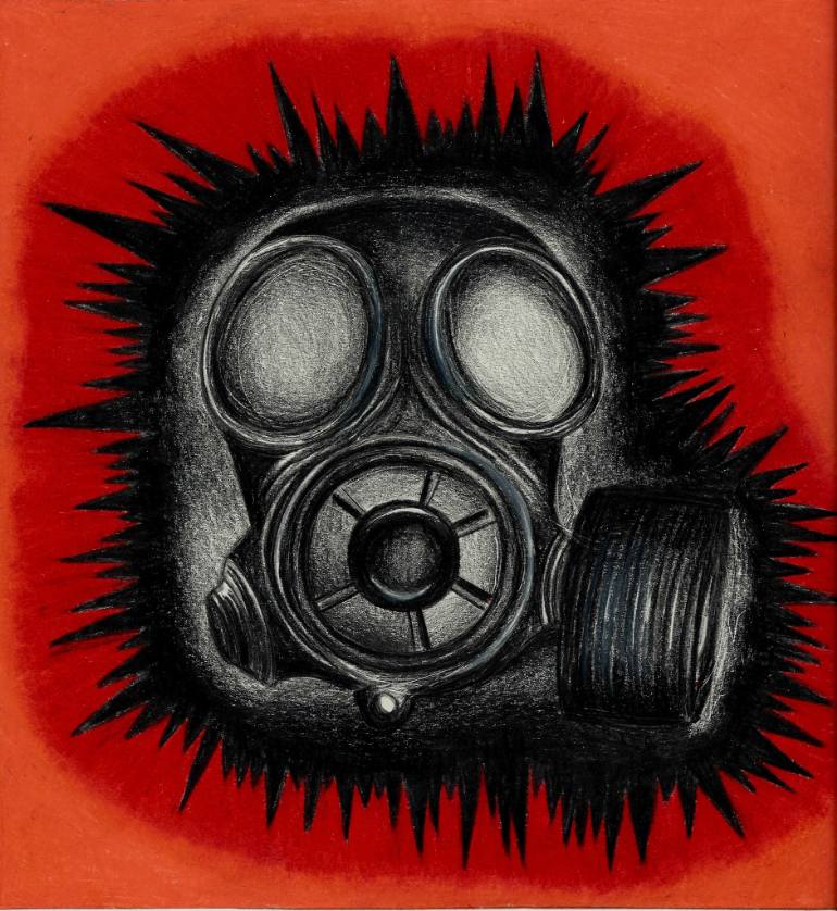 770x838 Gas Mask Drawing - Gas Mask Drawing