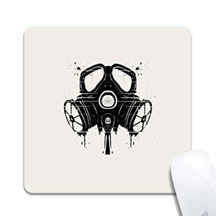 425x425 gas mask drawing extended ergonomic gaming mouse pad - Gas Mask Drawing