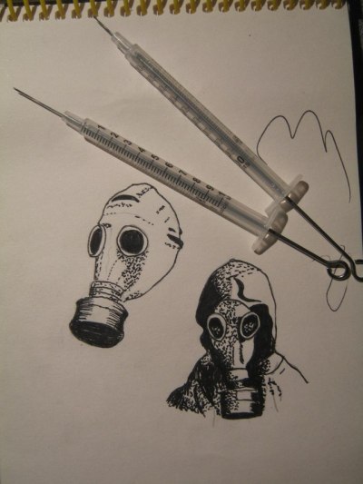 400x533 Gas Mask Tattoos Tumblr - Gas Mask Drawing Tumblr