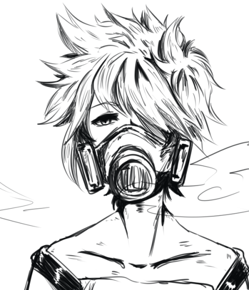 Gas Mask Drawing Tumblr at Explore collection of