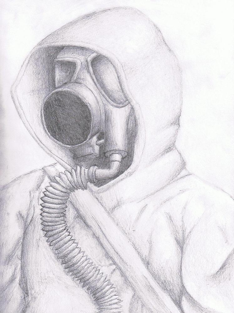 Gas Mask Drawing Tumblr at Explore collection of