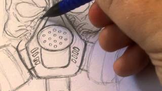 320x180 How To Draw A Skull With A Gas Mask - Gas Mask Skull Drawing