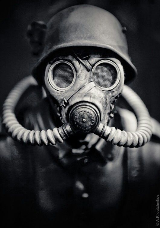 Gas Mask Soldier Drawing at PaintingValley.com | Explore collection of ...