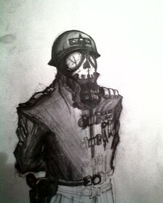 236x295 best gas mask art images gas masks, masks art, gas mask art - Gas Mask Soldier Drawing