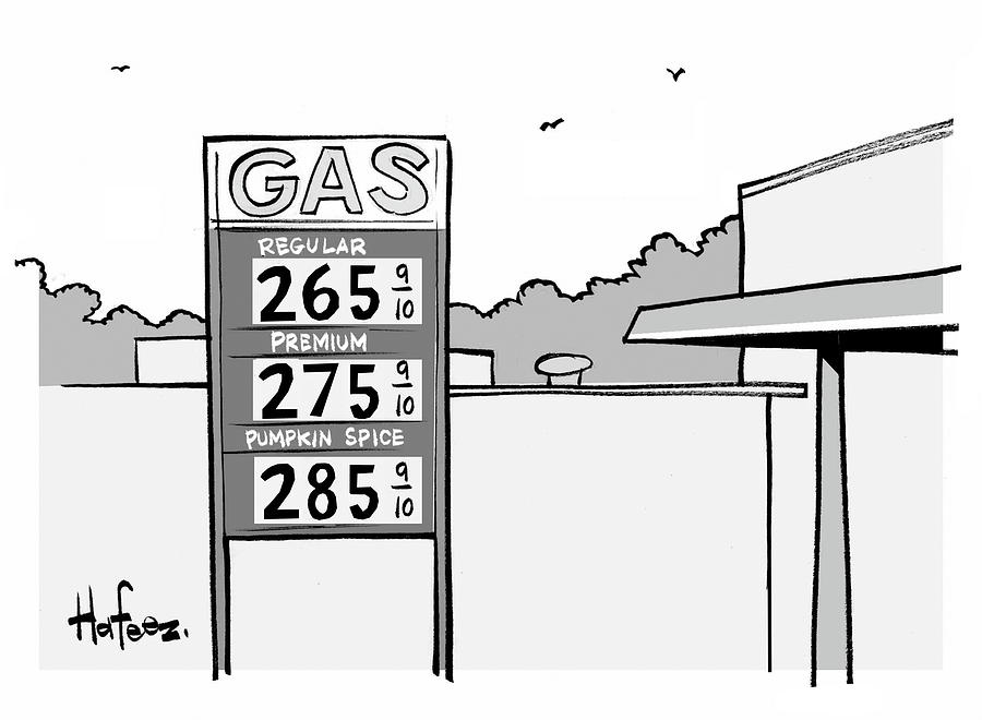 900x660 gas station pumpkin spice - Gas Pump Drawing