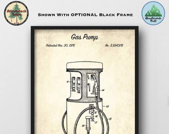 340x270 gas pump patent etsy - Gas Pump Drawing