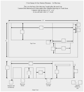 274x300 Gas Station Diorama Plans Fresh Drawing Plans For Your Diorama How - Gas Station Drawing