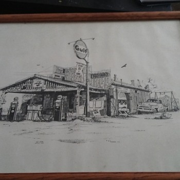 350x350 gulf gas station, collectors weekly - Gas Station Drawing