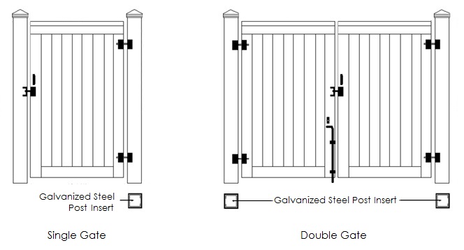 664x358 trex gate drawings - Gate Drawing