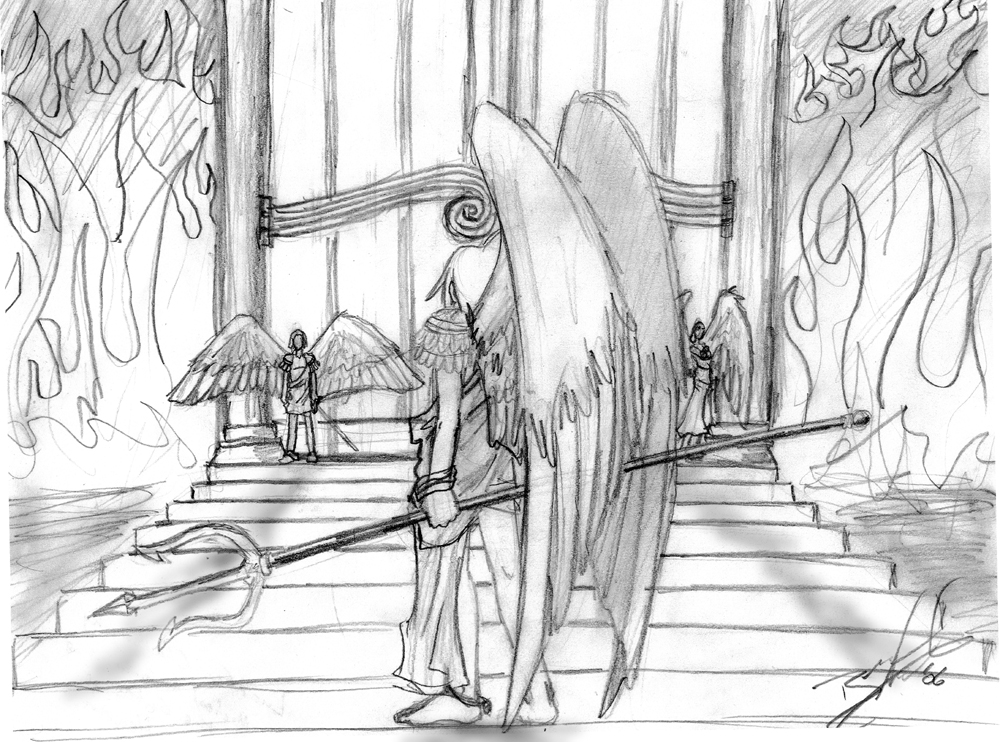 Gates Of Heaven Drawing