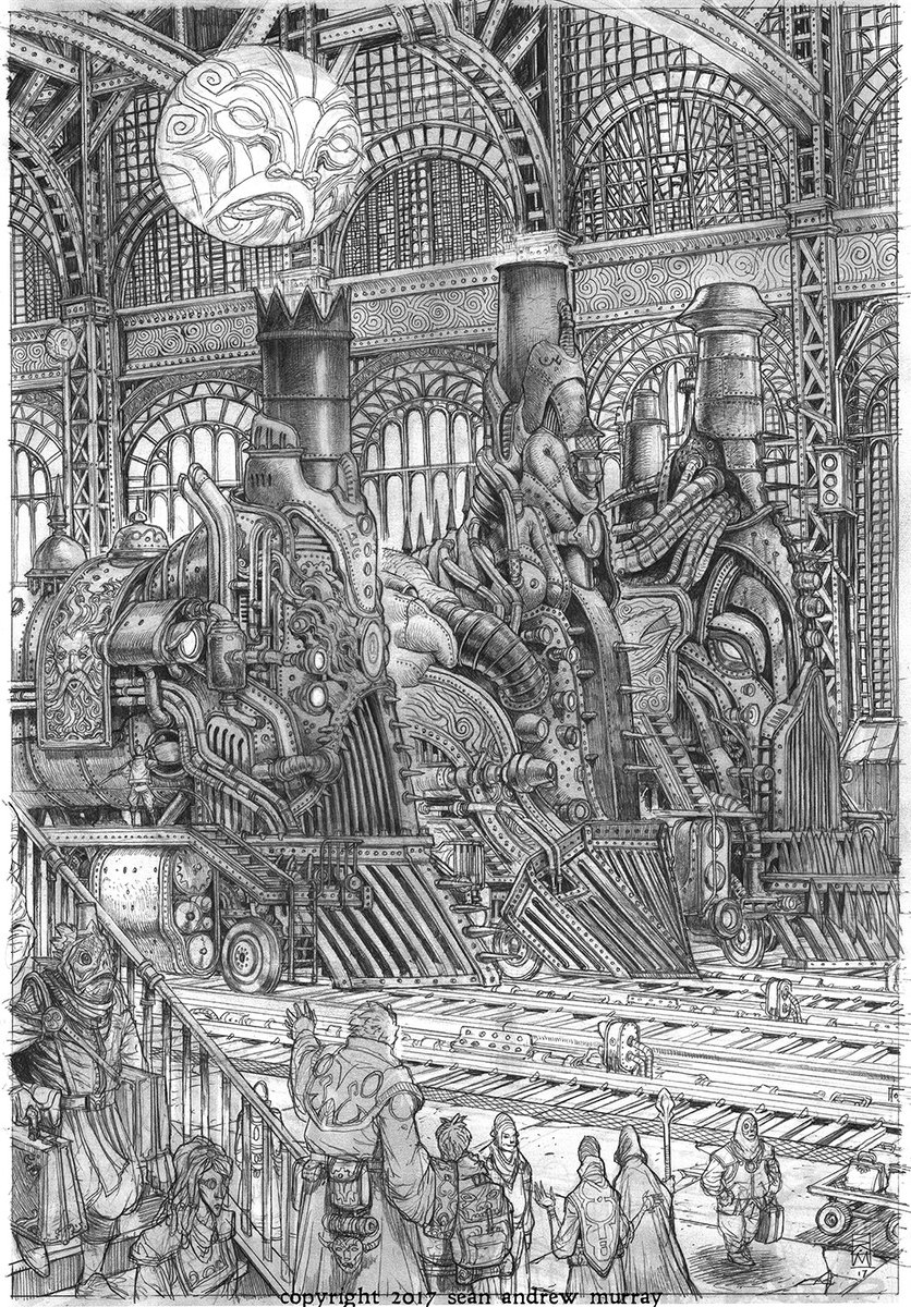 836x1200 Sean Andrew Murray On Twitter Finished Drawing For A New Piece - Gateway Drawing