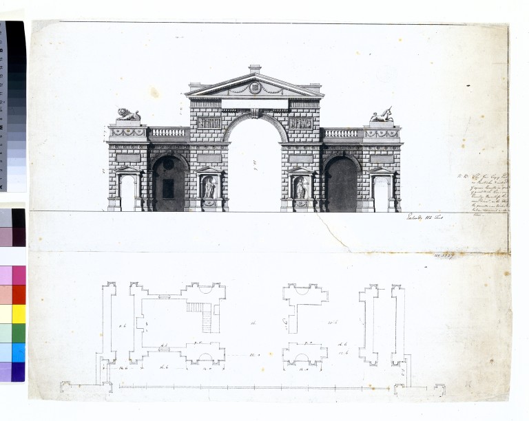 768x612 triumphal gateway - Gateway Drawing