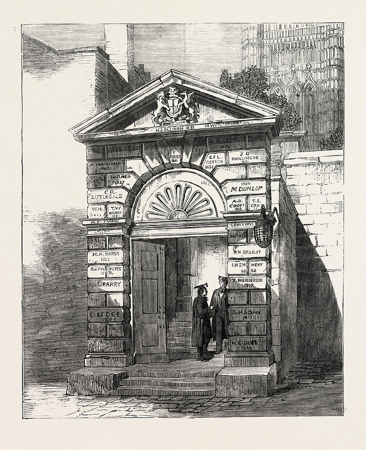 732x900 entrance gateway of westminster school, london drawing - Gateway Drawing