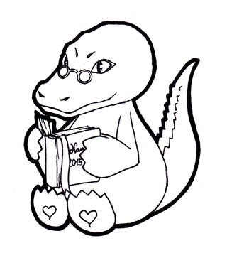 320x363 day - Gator Drawing