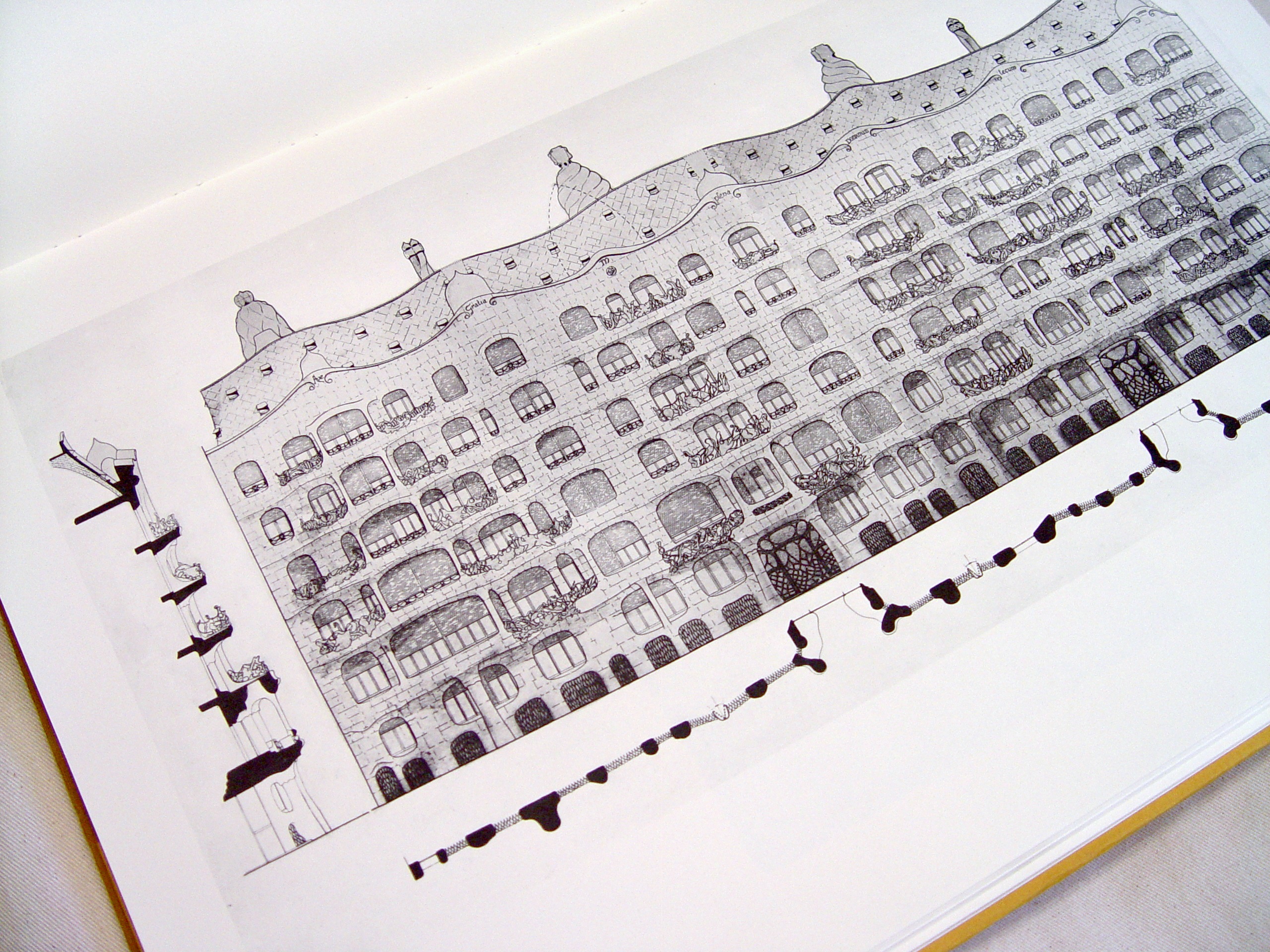 2560x1920 the designs and drawings of antonio gaudi battle hall highlights - Gaudi Drawings