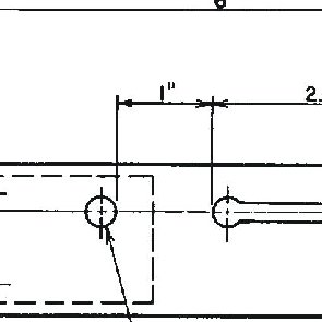295x295 engineering drawing of the base plate of the crack monitor gauge - Gauge Drawing