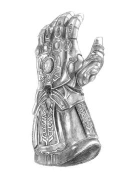 264x350 infinity gauntlet - Gauntlet Drawing