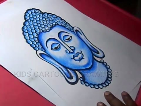 480x360 how to draw lord gautama buddha drawing for kids step - Gautam Buddha Drawing