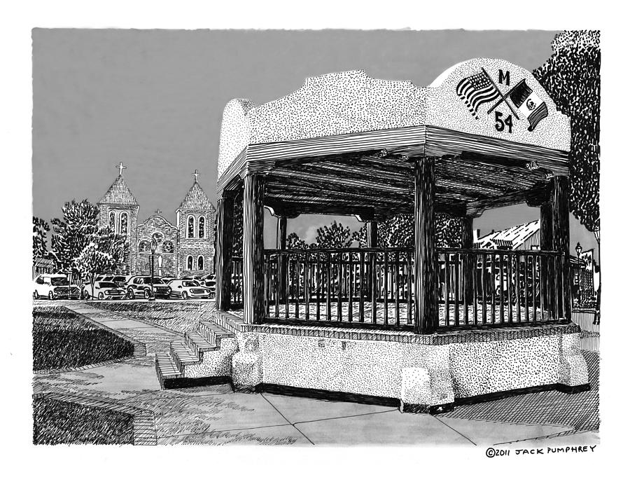 900x688 Old Mesilla Gazebo Drawing - Gazebo Drawing