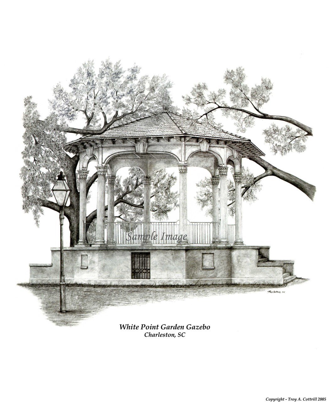 1064x1280 White Point Garden Gazebo - Gazebo Drawing