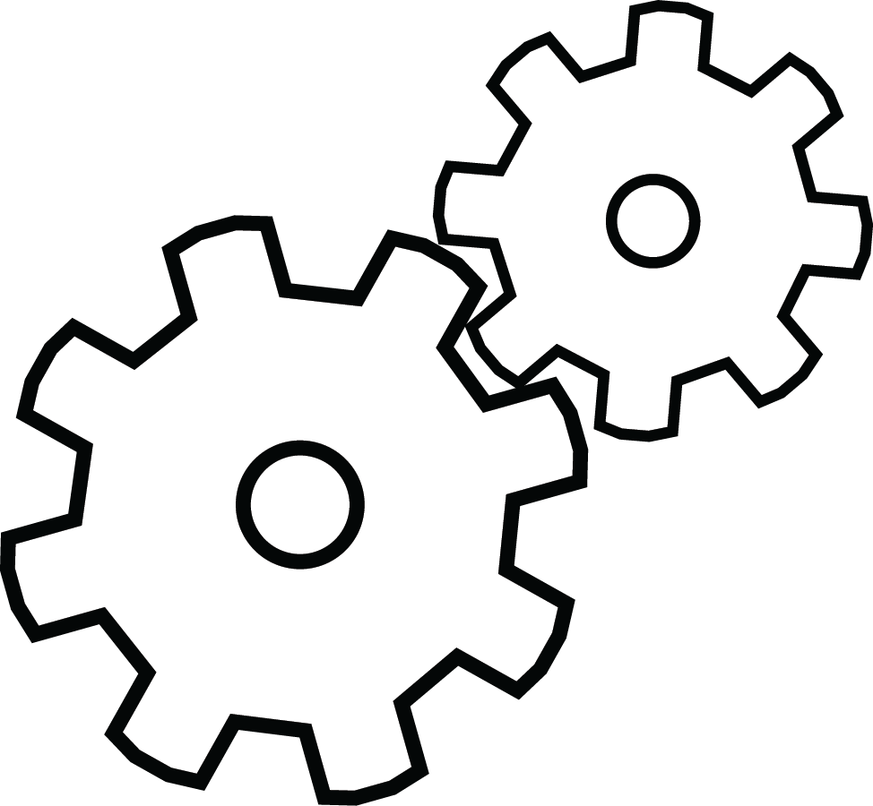 974x900 Clock Gears Drawing Gears - Gear Drawing