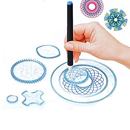 450x450 Fomccu Drawing Toys Spiral Design Interlocking Gears Wheels - Gear Drawing Toy