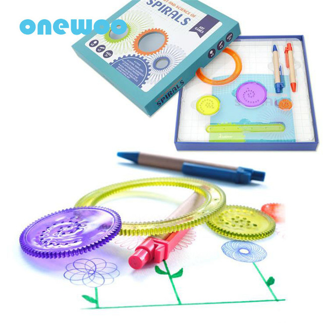 640x640 spirograph drawing toys set multifunction variety creative diy - Gear Drawing Toy