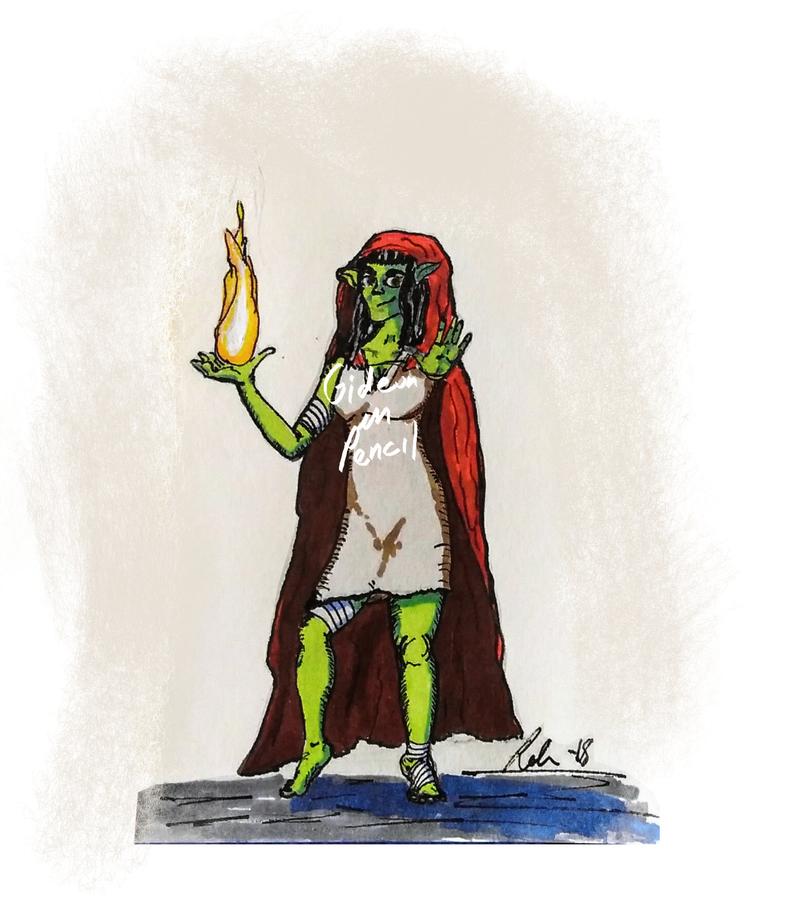 794x913 goblin witch nerd art geek art nerd decor geek decor kids etsy - Geek Drawing