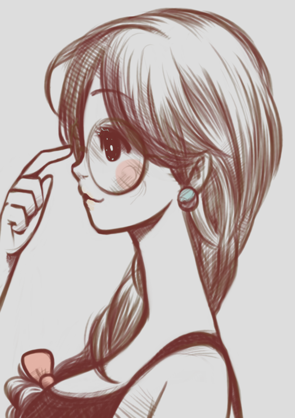 600x849 Amazing, Anime, Beauty, Cute, Delicate, Drawing, Geek, Perfect - Geek Drawing