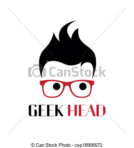 427x470 Cool Geek Logo Template - Geek Drawing